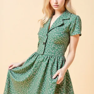 Mid-Century Garden Party Dress