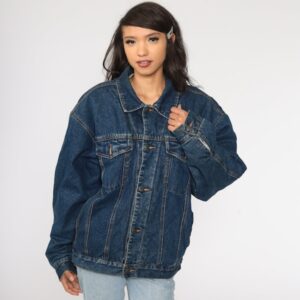 1980s Denim Streetwear Jacket